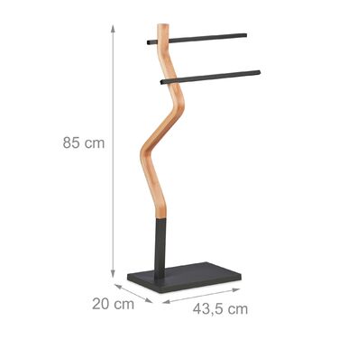 Підставка для рушників Relaxdays з вигнутим дизайном