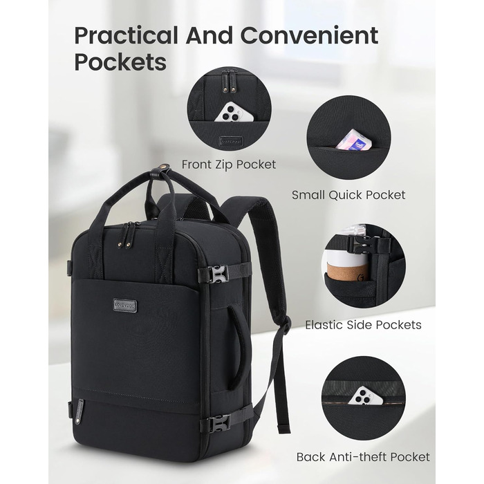 LOVEVOOK Рюкзак для ноутбука 15.6