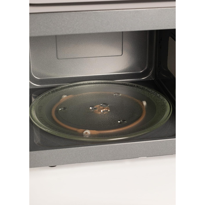 Мікрохвильова піч з грилем Microwave Studio 20 л чорна ретро-стиль, 900 Вт, LCD-дисплей, 3 програми, 9 автоматичних меню