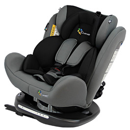 В1 Isofix автокрісла групи 0, I, II і III (0-36 кг) обертається на 360, дитяче автокрісло від 0 до 12 років, яке росте разом з дитиною, регульований підголівник і спинка, сріблястий сріблясто-сірий, 360 4