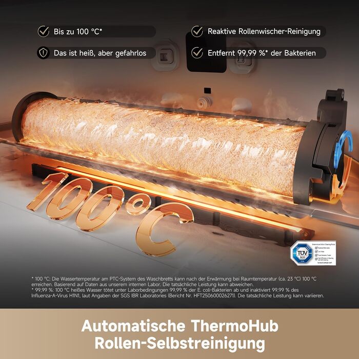 Робот-пилосос Dreame Aqua10 Ultra: миття та сухе прибирання, 30000Pa, 8 см, самоочищення, автоматичне спустошення, голосове керування