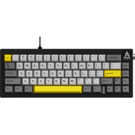 Дротова механічна клавіатура Ajazz AK650 Moon Yellow switches Gray White Yellow (AK650-MY-GWY)