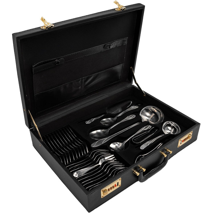 Набір столових приборів Karl Hausmann на 12 осіб (72 шт.) - нержавіюча сталь, для миття в посудомийній машині