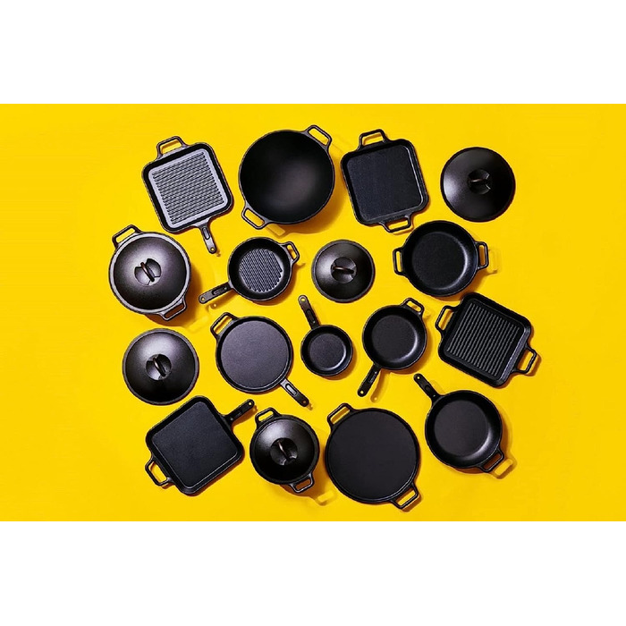 Сковорода-гриль Lodge P12SGR3 12 дюймів з чавуну, для приготування на грилі