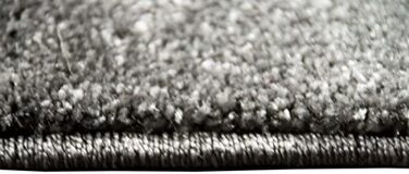 Килим-дизайнерський килим мрії, Сучасний килим, килим для вітальні, килим з коротким ворсом, з контурним вирізом, картатий візерунок, Червоний, Сірий