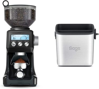 Побутова техніка Sage SCG820 the Smart Grinder Pro, кавомолка матова- (чорний, комплект з кавомолкою для еспресо)