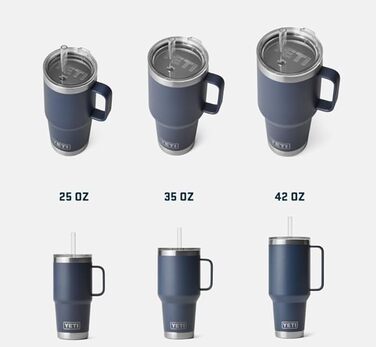 Термос YETI Rambler з кришкою-соломинкою, 1 л (Moon Dust)