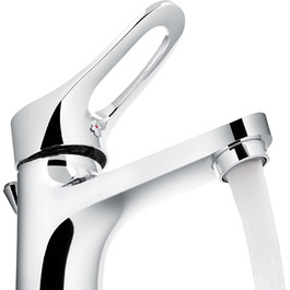 Змішувач для ванної кімнати Verona з витяжною штангою та комплектом зливу, однозахватний, хром