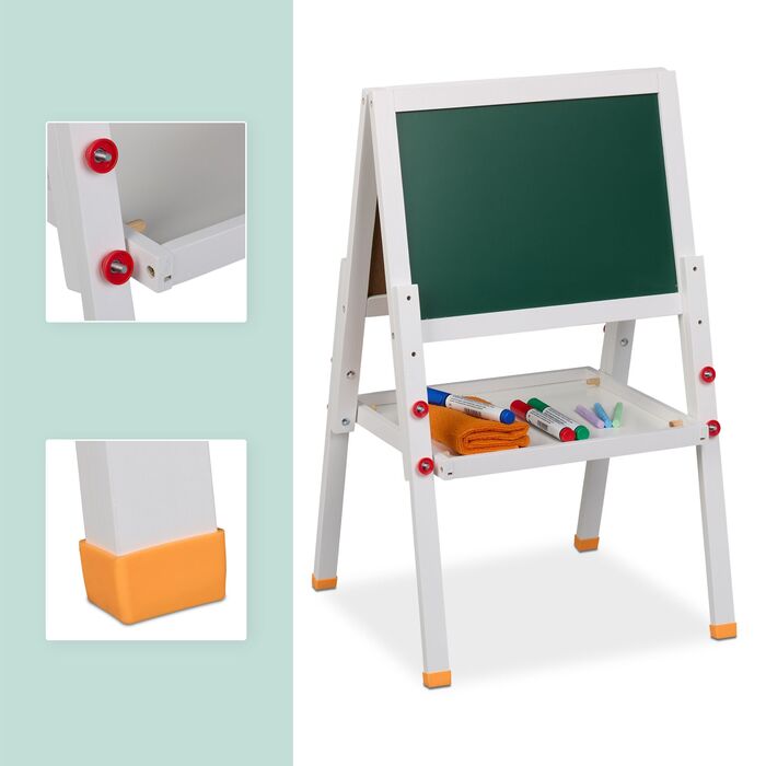 Дитячий столик Relaxdays з дощечкою для малювання