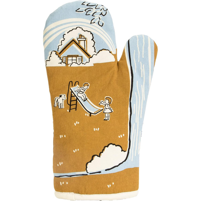 Blue Q Oven Mitt - I Love My Kids, Blue Q Oven Mitt - I Love My Kids