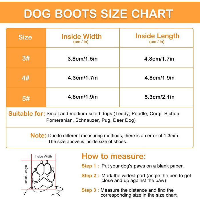 Черевики для собак Dociote захист лап з протиковзкою підошвою, світловідбиваючий ремінець, липучка, блискавка водонепроникні снігоступи для маленьких собак 4 шт. 5 (Розмір 4 (4 упаковки), червоний)
