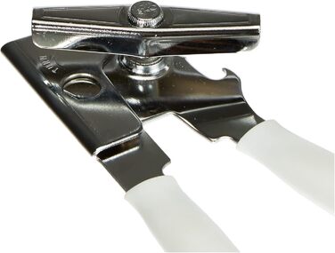 Відкривачка для банок KitchenCraft Swing-A-Way з нержавіючої сталі з відкривачем для пляшок, 8.5 x 5 x 18 см