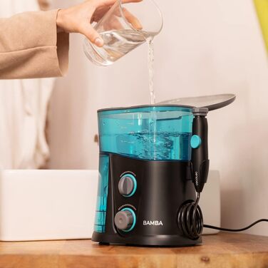 Cecotec Munddusche Bamba ToothCare 1200 Jet Pro: 7 насадок, LED-дисплей, 10 режимів тиску, UV-дезінфекція