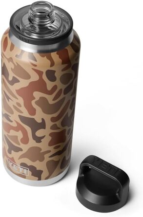 Термос YETI Rambler з кришкою Chug, 1 л (Wetlands Camo)