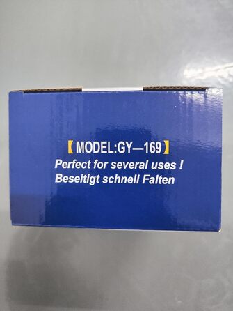 Відпарювач OLAYMEY 700W - швидке нагрівання, портативна дорожня праска, чорна (GY169)