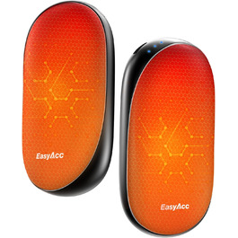 EasyAcc Нагрівач для рук, акумуляторний, чорний, великий EasyAcc Нагрівач для рук, акумуляторний, чорний, великий
