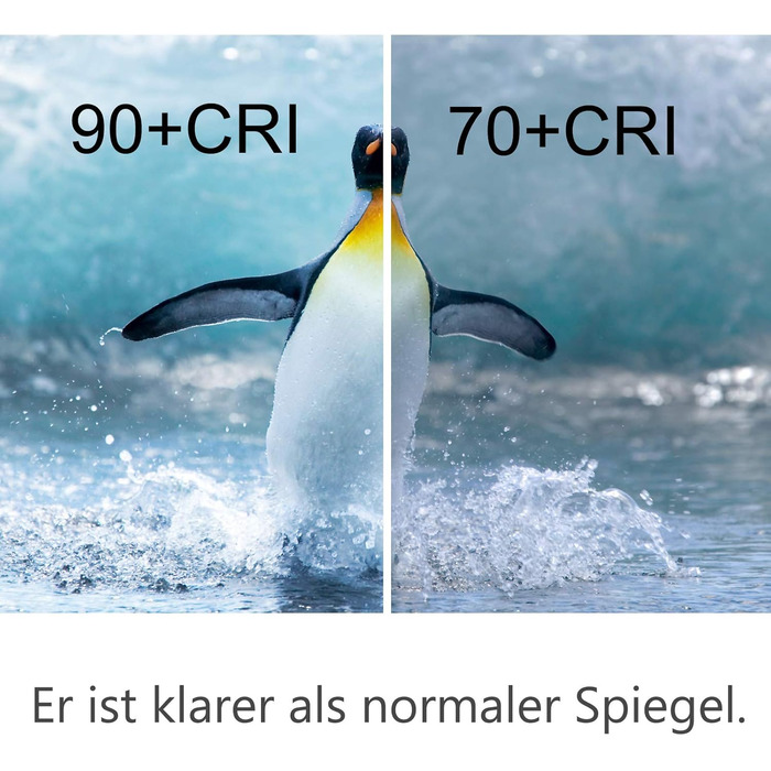 Дзеркало для ванної кімнати MIQU LED 60x50 см з підсвічуванням, тепле/холодне світло, диммування, антизапар, прямокутне (100x60 см)