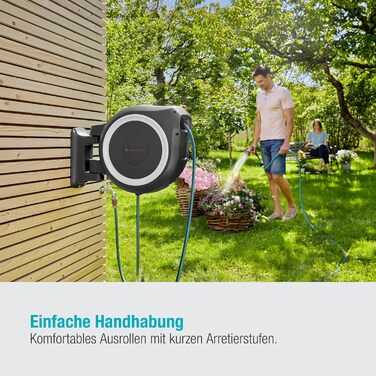 Набір для поливу Gardena RollUp M/L 25 м: шланг, бокс, монтаж, для великих садів