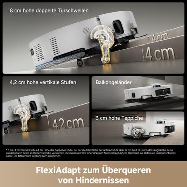 Робот-пилосос Dreame Matrix10 Ultra: потужність 30000Pa, 8 см, самоочищення, автоматичне порожнення, голосове керування