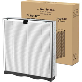 Повітряочисник Jafända HEPA для алергіків з аромадифузором та фільтром з активованого вугілля, видаляє 99,97% цвілі, пилу, пилку. Повітряочисник CADR 268 м³/h