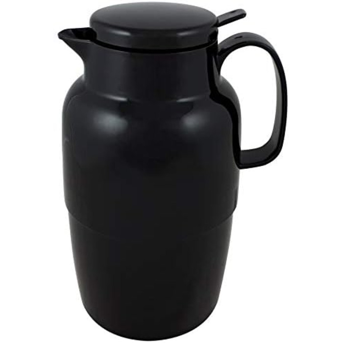 Термос Helios Mondo Push з нержавіючої сталі, 1,3 л, білий, з кнопкою відкривання