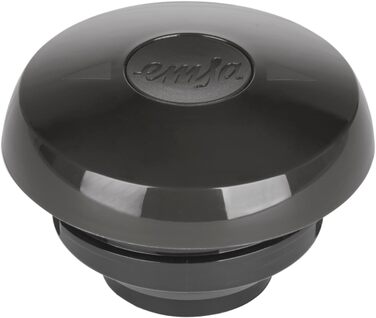 Термос Emsa Samba 1,5 л з Quick Press, 12 год тепло, 24 год холод, прозорий чорний