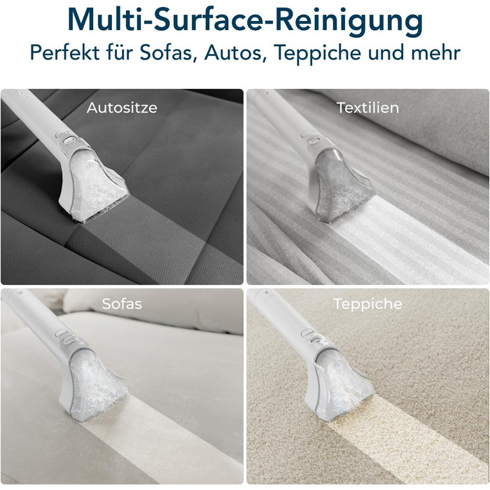 Портативний мийник для м'яких меблів та килимів – компактний пилосос-мийник для килимів, текстилю, автосидінь та диванів