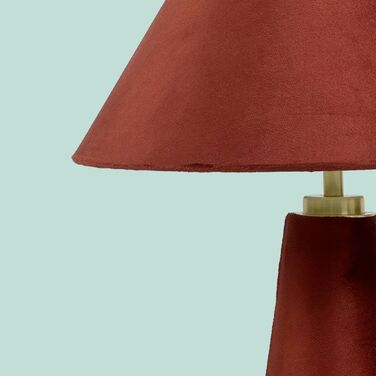 Лампа настільна Relaxdays з абажуром з оксамиту