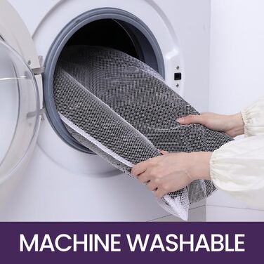 Килимок для ванної кімнати DEXI, 61 x 110 см, чорний, мікрофібра, антиковзаюча, швидковисихаюча