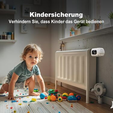 Smart термостат на радіатор 2 шт, Zigbee, бездротовий, з керуванням Tuya (Alexa, Google Assistant), енергозбереження