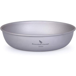 Тарілка для кемпінгу iBasingo Titan Teller 18.5 см: легка, міцна, для пікніка та приготування їжі