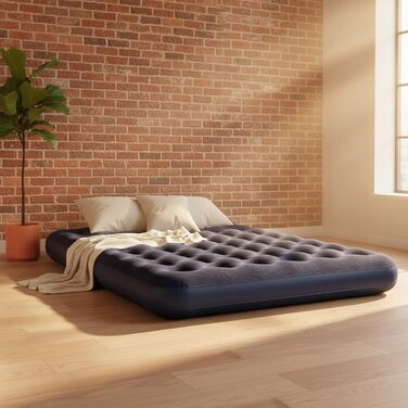 Надувний матрац для кемпінгу та дому AVENLI - 203x152x22 см, для 2 осіб, з м'якою поверхнею