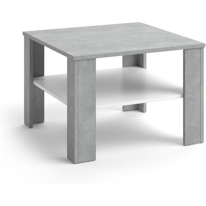 Журнальний столик Vicco Homer, 60 х 42 см (бетонний, 60х42х60 см)