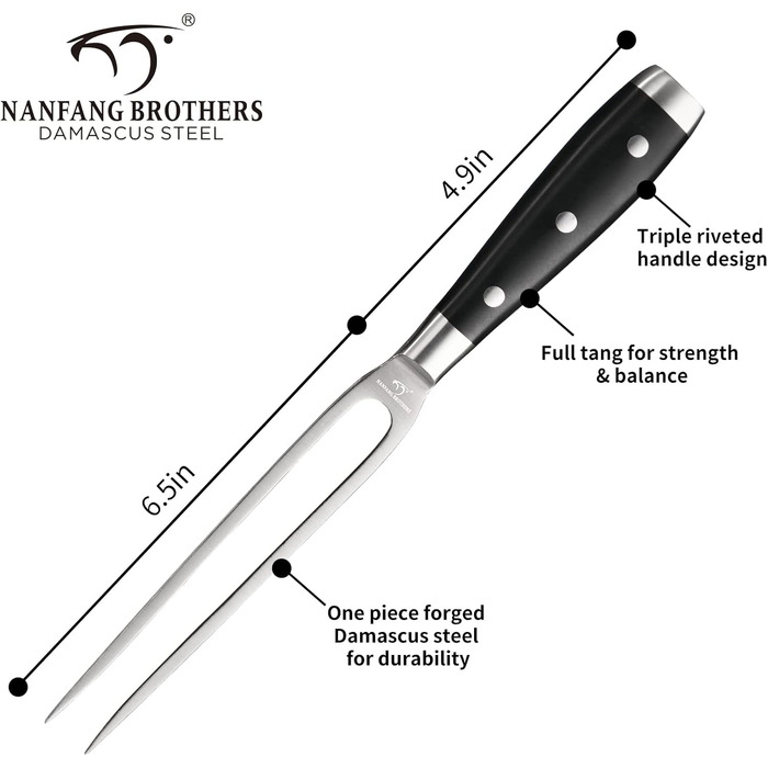 Набір професійних кухонних ножів NANFANG BROTHERS з дамаської сталі, 18 предметів, VG10, 67 шарів, японський кухонний набір, дерев'яний брусок, червоний, чорний