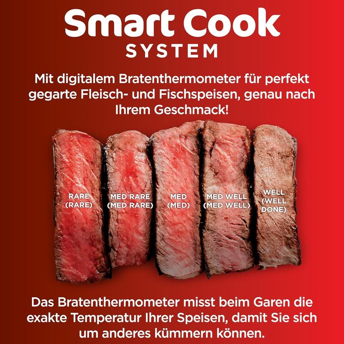 Мультигриль Ninja MAX 6-в-1 з фритюрницею, 3.8л, сірий/срібний, DG551EU