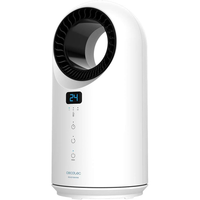 Конвектор Cecotec Warm 8400 Bladeless Connected: безлопатевий, WiFi, 1500W, сенсорне управління, LED, 3 режими, таймер, безпека