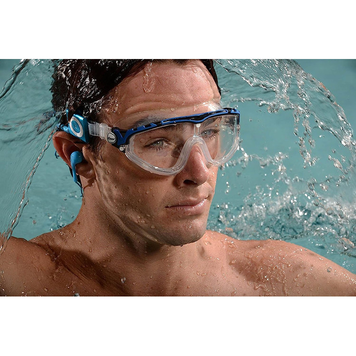 Плавальні окуляри Cressi унісекс Skylight для плавання преміум-класу, 100 захист від ультрафіолету, високоякісні матеріали, Один розмір підходить всім, синій / чорний