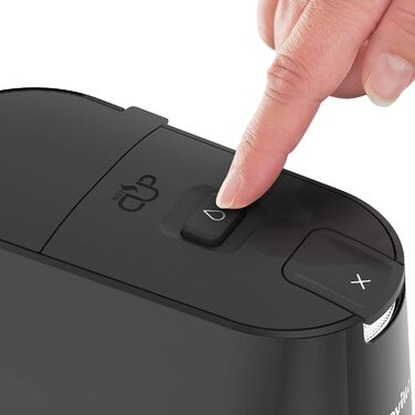 Breville HotCup - дозатор гарячої води 3 КВт, регульована висота чашки, 1,7 л, чорний, блискучий, VKT124