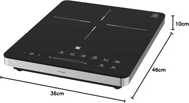 Індукційна плитка WMF Kult X - мобільна, однокільцева, 2100 Вт