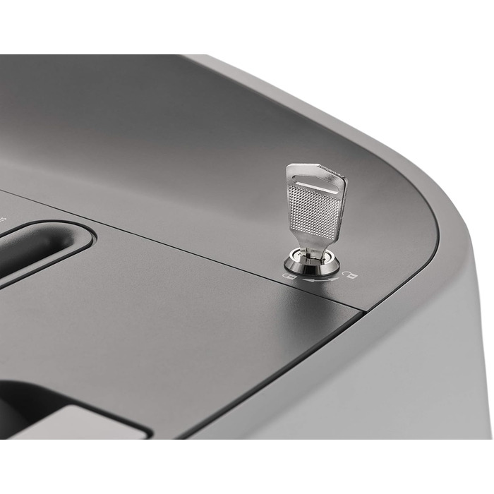 Шредер Dahle ShredMATIC 90 з автоподачею паперу, P-4, 300 аркушів, світло-сірий/сірий, без масла, без обслуговування