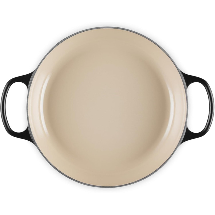 Le Creuset Signature: каструля-сковорода з чавуну, 26 см, 2.2 л, для всіх типів плит (включно з індукцією), чорна матова