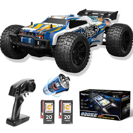 Радіокерований позашляховик DEERC 9205E 1:10 4WD, 48 км/год, 2 акумулятори - іграшка для дітей та дорослих