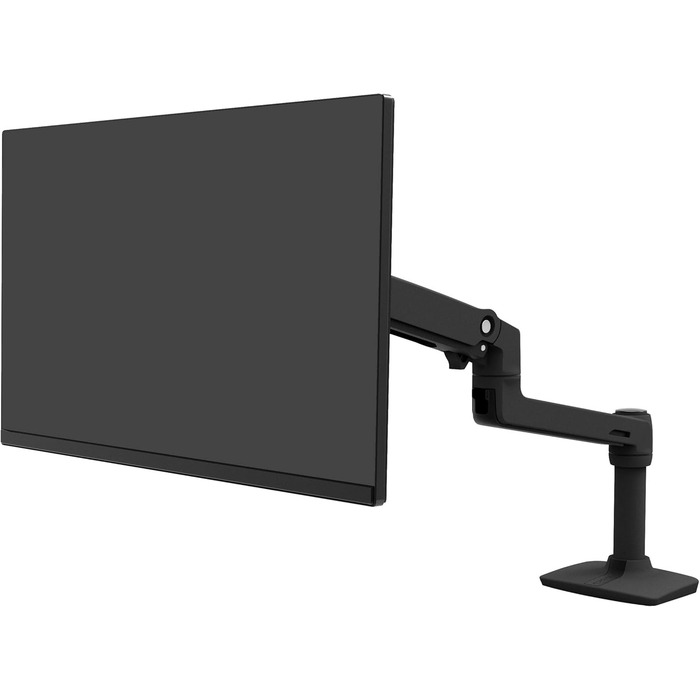 Кріплення для монітора Ergotron LX чорного кольору, кріплення на стіл – кріплення для монітора з запатентованою технологією CF для моніторів до 34 дюймів, 3.2–11.3 кг та стандартом VESA. Чорний LX кріплення матовий чорний