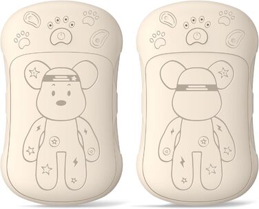 Електричні нагрівачі для рук 2 шт. 6000 mAh, перезаряджаються, для кемпінгу, на вулицю, подарунок для чоловіків, жінок, дітей