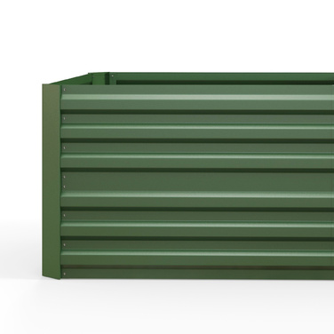 Outsunny Сталева піднята грядка, Грядка з холодним каркасом Садова клумба Flower Box Pluggable, Кашпо Box 180x90x60см для саду, балконного патіо, овочевої грядки для квітів, рослин, фруктів