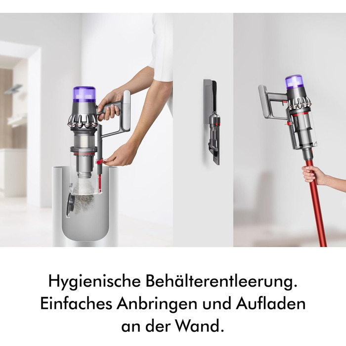 Пилосос бездротовий Dyson V11™ Fluffy (Nickel/Rot) – 185 Airwatt, 60 хвилин роботи, технологія видалення шерсті