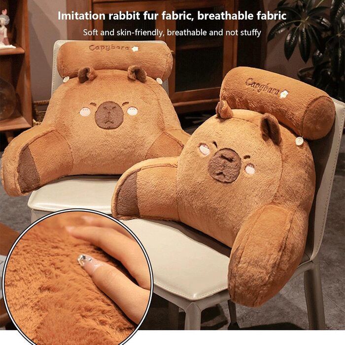 М'яке подушко-лежанка для читання з підтримкою шиї та рук, 60x40 см