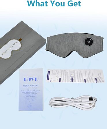 Тепла очна маска PJYU для лікування блефариту та сухості очей, USB-зарядка, миється