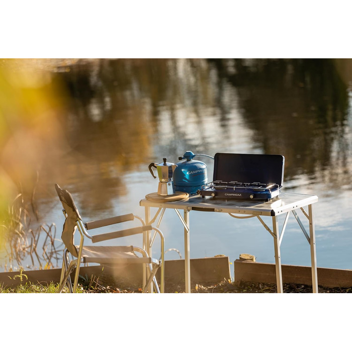 Газовий набір Campingaz Base Camp Lid з двома конфорками - для кемпінгу та фестивалів