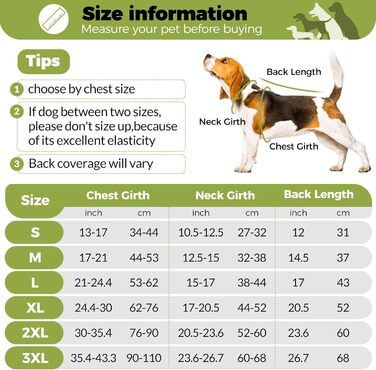 Зимова шерсть для собак водонепроникна, вітрозахисна, зі світловідбиваючими смугами та захистом живота, Olive M